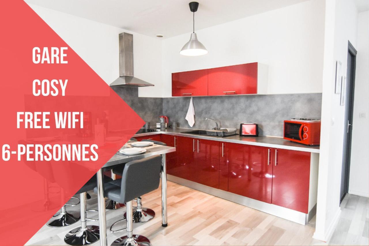 סן-קוונטן Appartement "Le Terminus " Gare-Cosy-Wifi 6 Personnes מראה חיצוני תמונה